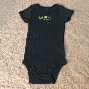 📌SOLD - New baby gray Onesie